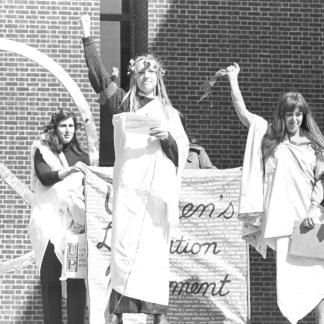 Diehter-Student protest, Women's Liberation-1970 Mar 17